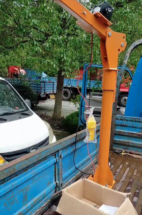 車載吊運機使用完畢后怎么拆卸